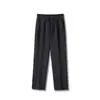 2026 Nova Calça de Cintura Baixa Masculina Estilo Coreano Tendência Solta Casual com Cordão Versátil Perna Reta Calça Longa Roupa Masculina