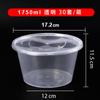 Fiambrera Redonda Desechable XYT con Tapa Empaque Para Llevar Plástico Arroz Vierte Comida Rápida Espesado Transparente Bento para Hogar