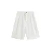 Maoqiaoyi Verano Nuevo Moda Callejera Tendencia Marca Holgados Plisados Caída Pantalones Cortos Hombre Pantalón de Cinco Cuartos F525