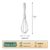 Espátula de Silicone, Conjunto de Colheres Resistentes a Altas Temperaturas Específicas para Panelas Antiaderentes, Colher de Sopa de Grau Alimentício, Escorredor, Conjunto de Três Peças de Utensílios de Cozinha