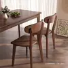 Silla de Comedor de Madera Maciza Silla con Respaldo Nórdico Silla Moderna para Mesa de Comedor del Hogar Taburete Minimalista para Restaurante Silla Louis para Comer