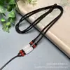Nuevo Cordón para Collar Colgante Cuerda para Colgar Material Exterior Imitación de Jade Hetian Ajustable Grueso Joyería para el Cuello Cuerda de Cordón de Jade