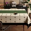 Mantel cuadrado estilo mid-century, nuevo modelo 2026, resistente al aceite e impermeable, ligero y lujoso, cubierta de mesa de centro y mantel de PVC de alta gama