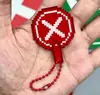 Llavero con Tarjeta de Puntuación, Indicador Correcto/Incorrecto, Cartel de Mano, Tarjeta de Puntuación de Árbitro, Llavero con Colgante Abstracto de Acrílico