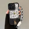 Adecuado para Honor X60Pro Lindo X9B Huawei Nova6Sex8C Funda de Teléfono con Patrón de Lichi Juguetonamente con Flores Esperanza