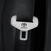 Adecuado para hebilla de cinturón de seguridad Toyota, cubierta protectora de hebilla de cinturón de seguridad, antiarañazos, antidesgaste, anticorte, mano, fila delantera y trasera, universal