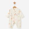 Roupas para bebê recém-nascido primavera, outono e verão algodão fino recém-nascido 0 criança pequena 3 meses e macacão completo para lua de mel