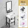 Soporte de Acero Inoxidable Lavabo Cerámico Lavabo de Baño Lavabo con Tabla de Lavar Lavabo Exterior para Balcón
