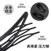 Pente de Cabelo Estilo Princesa Presilha Bb Clip Preto Invisível Coroa Alta Grampo Fofo Organizador de Franja e Cabelos Soltos Presilha de Cabelo para Mulheres