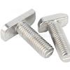 Tornillo tipo T de acero inoxidable 304, perno tipo T, perfil de aluminio, ranura para paneles fotovoltaicos con tornillo de cabeza cuadrada, tipo de cabeza 14,5/18/23