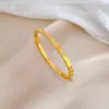 [Acero de titanio de cuerpo completo] Estilo INS europeo y americano carcasa pulsera de acero de titanio minimalista moda retro transfronteriza joyería de acero inoxidable