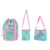Bolsa de Playa Gran Capacidad Bolsa de Almacenamiento para Juguetes Infantiles Bolsa de Almacenamiento Multifuncional de Viaje Varios Colores Bolsa de Playa al por Mayor