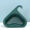 Estante escurridor triangular multifuncional de acero inoxidable, estante de almacenamiento para fregadero de cocina, organizador de fregadero para lavar platos, cesta escurridora sin instalación