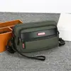 Bolso de Mano Transfronterizo para Hombre con Múltiples Bolsillos, Bolso de Mano de Negocios con Textura de Alta Calidad, Resistente al Desgaste, Ligero, Bolso Cruzado de un Solo Hombro para Hombre