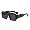 Gafas de sol cuadradas de montura pequeña 2024, gafas de sol de moda europea y americana, gafas de sol personalizadas con protección solar de viaje Advanced Sense Ins