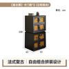 Gabinete Cubeta de Hilo Xiangyun Vintage Gabinete para TV Módulo de Madera Maciza Gabinete Combinado Gabinete con Puerta de Tarjeta Mesita de Noche Antigua Estilo Nuevo Chino para Sala de Estar