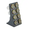 Juego de Especias Estilo Lujo con Frascos de Vidrio para Condimentos, Suministros de Cocina Sellados y a Prueba de Humedad, Estante de Almacenamiento para Juego de Frascos de Especias al por Mayor