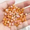 Contas de Ágata de Fonte de Sal Natural de 6mm Contas Soltas Multicores Acessórios para Joias Artesanais DIY Contas Espaçadoras de Fonte de Sal Doce com Contas