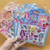 Stickers de Burbujas Estéreo 3D Lindos Stickers de Vestir de Princesas Stickers de Dibujos Animados para Niños Stickers Cóncavos y Convexos Pequeños Regalos de Jardín de Niños