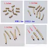 Ouro 14K Preenchido Buraco Quadrado Tubo Oco Torcido Tubo Curvo Tubo Reto Tubo de Proteção de Fio Pulseira Colar Material DIY Acessórios dos EUA