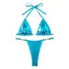 Bikini Láser Dividido Modelo Nuevo 2025 para Mujer, Bikini Ajustado de Secado Rápido para los Mercados de Amazon, Europeo y Americano