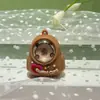 Venta Directa de Fábrica Nuevo Dibujo Animado Cobaya Capibara Luminoso Pequeño Bolso Escolar Llavero Colgante Accesorios Adornos Al Por Mayor