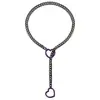 Gótico Europeo y Americano Cadena Cubana Colgante de Amor Personalizado Moda Lazo Collar de Amor Ajustable Venta al por Mayor Transfronteriza