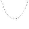 Plata de ley s925 repujada en forma de 8 estilo coreano minimalista cadena para clavícula de plata de ley todo partido para hombre y mujer ventas directas de fábrica