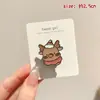Broche Metálico de Goteo de Aceite para Hombres y Mujeres, Decoración Fija para Bolsas, Accesorios de Insignia de Aleación Estilo Japonés Venta al por Mayor Modelo Nuevo 2024