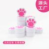 Esponja Japonesa Limpiadora de Espejos para Manchas de Agua Difíciles, Duradera y Resistente a Rayones, Esponja con Forma de Pata de Gato, Adsorbe y No Suelta Pelusa, Herramienta Mágica para Limpiar Vidrio