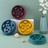 Tazón Antiahogo para Mascotas Tazón para Perros Recipiente de Comida Comida Lenta Mascota Detener Tazón de Comida Gato Perro Tazón Antiahogo Suministros para Mascotas Perros Utensilios para Comida