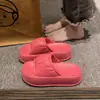 Pantuflas de celebridad de internet para mujer, otoño, uso exterior, nicho, sensación de alta gama, nuevo 2024, súper calientes, sandalias de plataforma alta, zapatos de playa