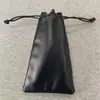 Estojo de Couro de Alta Qualidade com Cordão para Óculos Bolsa Multifuncional para Armazenamento de Óculos de Sol Bolsa para Celular, Fone de Ouvido, Maquiagem Transfronteiriço Europeu e Americano