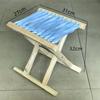 Madera Maciza Pino Hoja Caída Exterior Barbacoa Silla Plegable Respaldo Plegable Venta al por Mayor Mazar Silla Plegable Portátil Lona