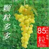 Decoração de Cachos de Uva Roxa e Verde Simulação Uvas Plásticas Falsas Folhas Verdes Videiras de Uva Videiras de Frutas Enfeites Plantas Teto