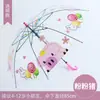 Venta directa de fábrica 19 pulgadas POE paraguas infantil de panda paraguas transparente paraguas de dibujos animados con mango largo paraguas de regalo publicitario