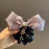 Lazo de Perlas Morado de Alta Gama y Elegante con Múltiples Capas para el Cabello de Mujer, con un Aspecto Dulce y Elegante, Alta Elasticidad para la Parte Posterior de la Cabeza