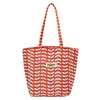 Bolso de lona nuevo estilo coreano 2026, gran capacidad, versátil, doble cara, bolso de hombro para el día a día, bolso tote para el trabajo, cesta de compras de mano