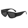 Nuevas Gafas de Sol Cuadradas de Moda Transfronterizas con Bloques de Color para Hombres y Mujeres, Estilo Celebridad de Internet Europeo y Americano, Gafas de Sol Modernas con Personalidad Futurista