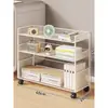 Prateleira de Armazenamento para Mesa, Estante de Mesa, Mesa de Dormitório, Organizador de Mesa de Escritório, Pequena Estante Multicamadas, Prateleira de Armazenamento em Camadas