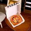 Acessórios de Resina DIY Comida Miniatura Artificial Brinquedo Pizza Cola Creme Feito à Mão Presilha de Cabelo Capinha de Celular Acessórios Fivela de Sapato