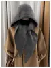 Conjunto de Gorro y Bufanda Estilo Coreano Ins, Gorro de Punto Cálido para Mujer, Pasamontañas de Invierno para Proteger los Oídos, Gorro de Lana para Hombre