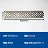 Rejas de Hierro Forjado para Ventanas Barandilla Rústica Accesorios para Portones Grandes Juego Completo Vallas Hechas a Medida Estampado de Placas de Hierro Patio Soldadura Hueca Ensamblaje