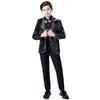 Traje pequeño para niño, vestido de presentador para niño, guapo modelo de actuación de piano de estilo británico, disfraz de desfile de pasarela