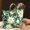 Plataforma independiente Temu nueva bolsa de mano transfronteriza impermeable PVC+lienzo para el trabajo portátil bolso de hombro bolsa de mano