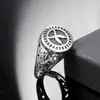 Amazon/AliExpress joyería de comercio exterior al por mayor Anillo celta de acero inoxidable Anillo para hombre europeo y americano