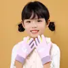Guantes Calientes de Otoño e Invierno para Niños, Lindos Dibujos Animados para Niñas, Niños y Bebés, Terciopelo Grueso para Ciclismo, Antideslizantes, Cortavientos e Impermeables