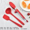 Venta al por mayor espátula de silicona de una pieza para crema de pastel, utensilio de cocina, juego de herramientas para hornear de cocina, juego de 6 espátulas en stock