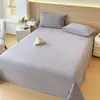 Lençol de Cama Cor Pura Veludo Leite Classe A, Peça Única, Adequado para Dormitório de Pessoa Solteira ou Uso Doméstico, Espessado para Aquecimento, Lavável à Máquina, Antiestático