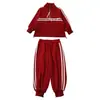 Conjunto de terno estilo coreano com gola alta para meninas, novo conjunto de duas peças da moda primavera e outono 2026 para menininhas estilosas